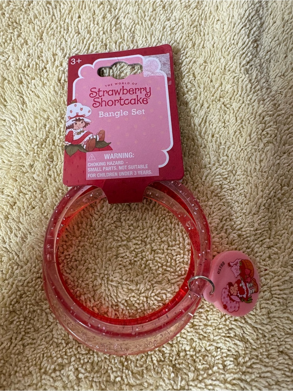 Strawberry Shortcake Bubble Bath & Glitter Bangle Set NWT Bundle - Picture 4 of 7